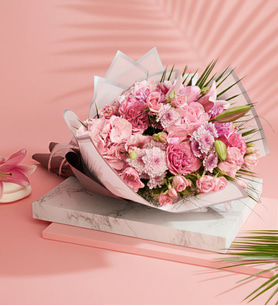 Lillura Bloomis Silver Beyaz Çiçek Buketi
