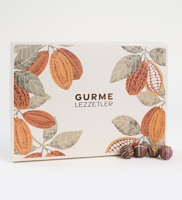 Lotus Biscoff® ve Desenli Trüf Büyük Gurme Lezzetler Kutusu
