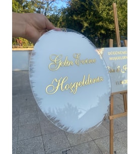 Modayna Kapı Süsü Gelin Evine Hoşgeldiniz